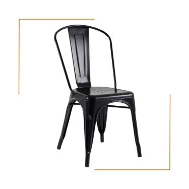 Imagem de Cadeira Oficial Iron Tolix Preto