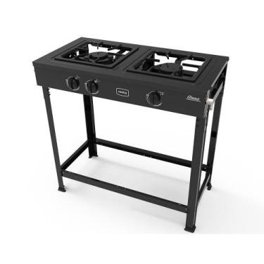 Imagem de Fogão Industrial a Gás Realce Atena 2 Queimadores Preto 23430
