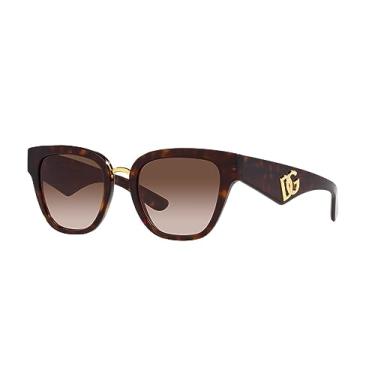 Imagem de Dolce&Gabbana Óculos De Sol Femininos Dolce & Gabbana Dg 4437 Havana/Brown Shaded 51/20/145
