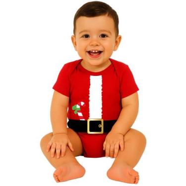 Imagem de Body de Bebê Manga Curta Temático Estampa Natal - Calupa, M