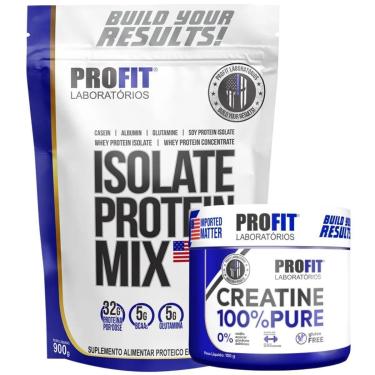 Imagem de WHEY ISOLADO 900G l CREATINA MONOHIDRATADA PURA 150G l PROFIT-Unissex