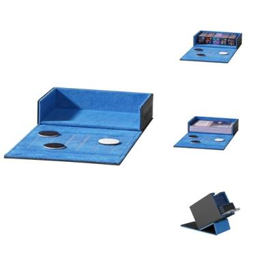 Imagem de Mage Tech Caixa de dados de bolso (módulo aventureiro) – rastreador de vida integrado – serve para 15 dados de contador (15 mm) ou mais de 30 cartas sem manga - Armazena dentro do Adventurer - MTG