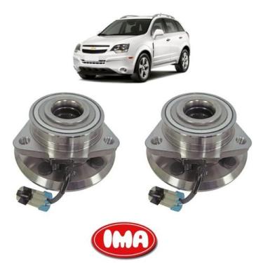 Imagem de Par Cubo Da Roda Dianteira Com Rolamento - Captiva 2008 A 2011 - Al-51