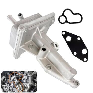 Imagem de CEYHTLY Kit de refrigerador de óleo do motor 21300-JG36A com juntas compatível com Nissan Rogue L4 2.5L 2008 2009 2010 2011 2012 2013 Nissan Rogue Select L4 2.5L substitui # 21300JG36A, 918-5 78