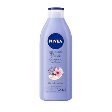 Imagem de NIVEA Loção Hidratante Óleos Essenciais Flor de Cerejeira & Óleo de Jojoba 400ml - Loção Hidratante com essência de Flor de Cerejeira e poder nutritivo do Óleo de Jojoba que nutre