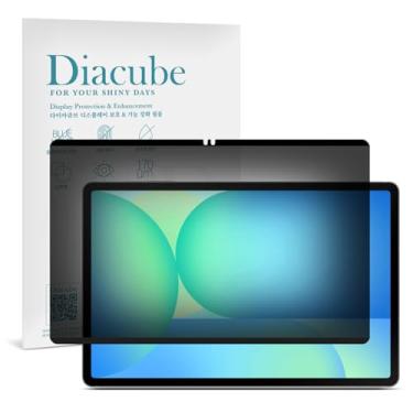 Imagem de DIACUBE Protetor de tela magnético de privacidade de 4 vias 360 graus para Samsung Galaxy Tab S10 FE Plus de 13,1 polegadas, antiespião destacável e antiimpressões digitais [modo paisagem e retrato ao