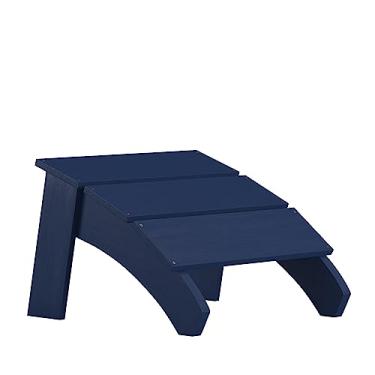 Imagem de Flash Furniture JJ-C14309-NV-GG Descanso de pé para cadeira Adirondack, azul-marinho