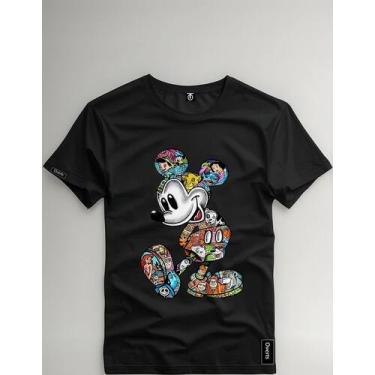 Imagem de Camiseta Personalizada Mickey Mouse Personagens Desenho - Versitz, Pre