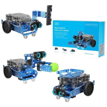 Imagem de Kit de Expansão 3 em 1 Makeblock Smart World para o Brinquedo Robô Programável Carro mBot2
