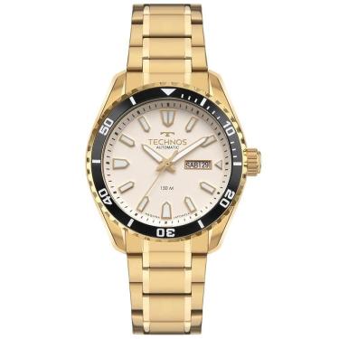 Imagem de Relógio Technos Masculino Automático Dourado - 8205PG/1X