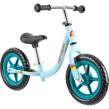 Imagem de Retrospec Cub 2 Bicicleta de equilíbrio infantil de 30,5 cm, 18 meses a 3 anos, bicicleta infantil para iniciantes sem pedal, para meninas e meninos, pneus sem rasos, assento ajustável e estrutura