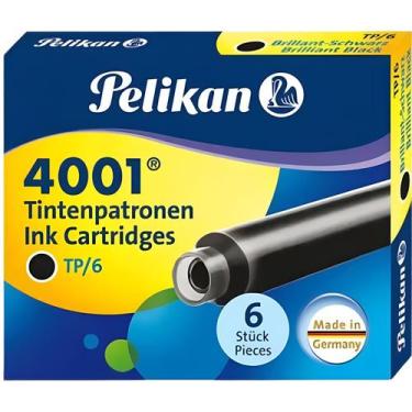 Imagem de Cartucho para Caneta Tinteiro Pelikan 4001 Preto