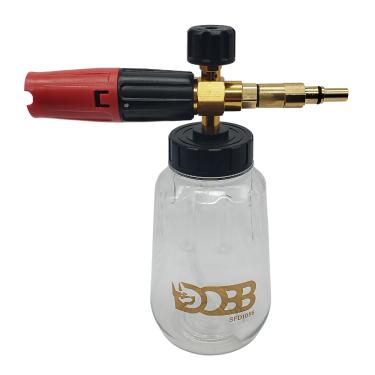 Imagem de Aplicador Snow Foam Canhão Espuma Profissional Transparente Largo 1L Compatível com Lavadora Lavajato Stanley SW19