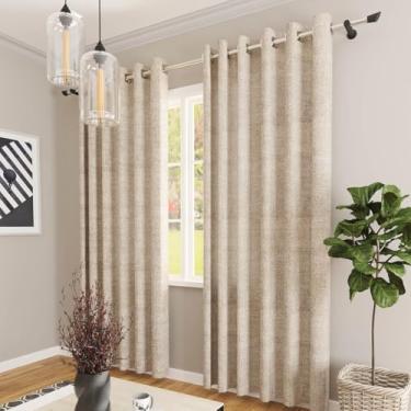 Imagem de Cortina Brisa Linho com Forro 2,60m x 1,80m Leveza e Elegância para sua Sala.