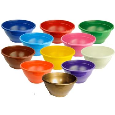 Imagem de Kit de vasos plastico cuia 21 de 2 litros para plantas cactos e suculentas (SORTIDA, 25)