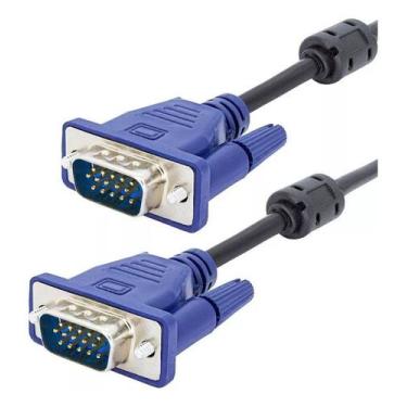 Imagem de Cabo Vga 3 Metros Pc Monitor Projetor Tv Lcd - Genérica