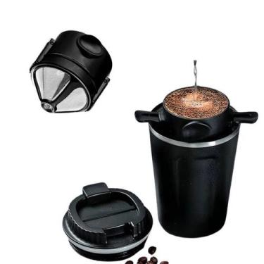 Imagem de Filtro Reutilizável de Café Aço Inox Dobrável - filtro de café