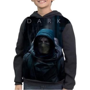 Imagem de Casaco Moletom Infantil Dark Jonas Kahnwald Full Print - smoke, Preto,