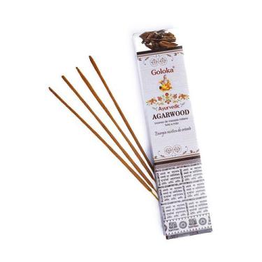 Imagem de Incenso Indiano Goloka Agarwood 15g