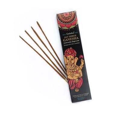 Imagem de Incenso Indiano Goloka Massala Jai Shree Ganesha 15g