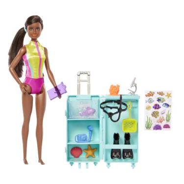 Imagem de Boneca barbie profissões bióloga marinha - mattel hmh27