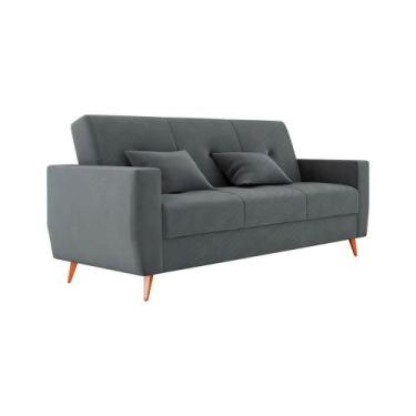 Imagem de Sofá Cama Casal Premium 3 lugares com Baú 2,08 larg Pamela Matrix, VEL