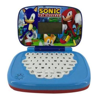 Imagem de Laptop Infantil Educativo Sonic Bilíngue Candide