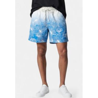 Imagem de Shorts Areia Branca Yacht Resort Hibisco Azul, P