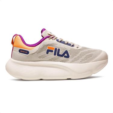 Imagem de Tenis Fila Maxxi Lite Feminino, Raw White/Papaya/Hollyhock, 37