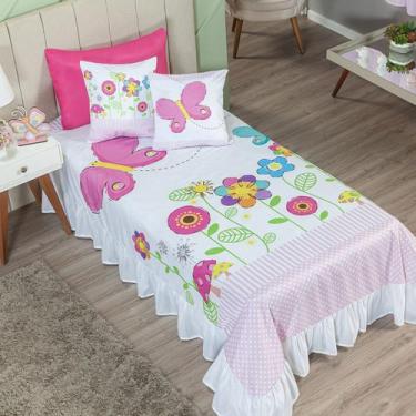 Imagem de Colcha Infantil Solteiro com 6 Peças  CobreLeito 1,70x2,30  Decoração 