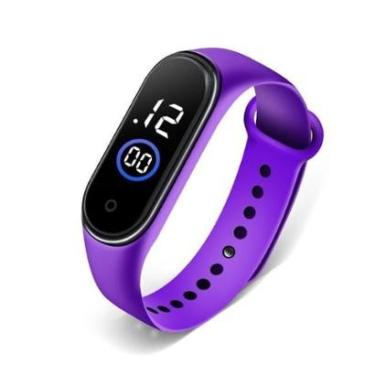 Imagem de Relógio Led Pulso Digital Esporte Aprova D'agua Bracelete Várias Cores Presente Criança...