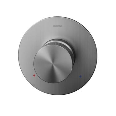Imagem de Acabamento Monocomando Para Chuveiro 3/4 Alta Vazão Docol Mix&Match Grafite Escovado 931370