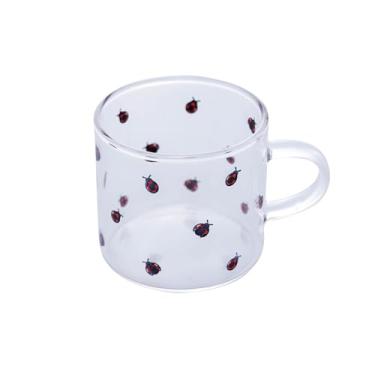 Imagem de LYOR - Caneca de Vidro Borossilicato Resistente ao Calor Ladybug 125ml