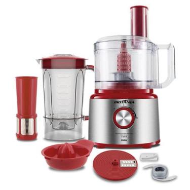 Imagem de Multiprocessador Britânia 5 em 1 Inox 900W BMP2700V Turbo, 110V