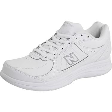 Imagem de New Balance Tênis de caminhada feminino 577 V1 com cadarço, Branco, 8