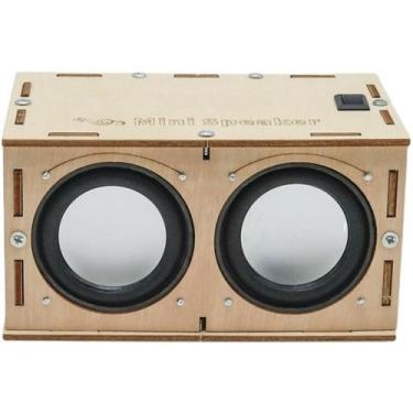 Imagem de Kit científico de alto-falantes Bluetooth DIY de madeira para crianças