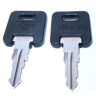 Imagem de Ilco Chaves de reboque de motorhome cortadas para travar/número de chave de HF326 T0 HF351 Chaves de trabalho para trailer de viagem Motor Home Hauler Keys (HF342)