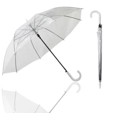 Imagem de Guarda Chuva Transparente Automático Eventos Decoração Adulto  5008 - 
