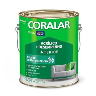 Imagem de Kit De Pintura Coralar Neblina Paulista 3,6Ml + Trincha Dupla 538 Pintura Profissional
