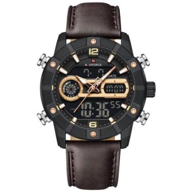 Imagem de Relógio digital masculino multifuncional luminoso esportivo à prova dá