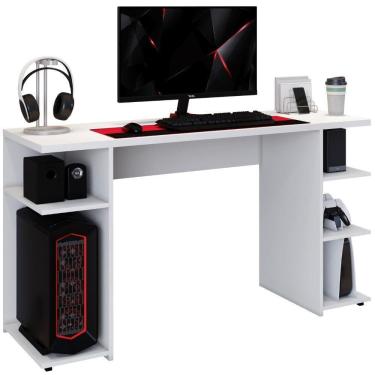 Imagem de Escrivaninha Gamer Branco Arte Móveis