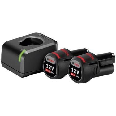 Imagem de Kit Com Carregador Gal12v-20 Bivolt + 2 Baterias 12 Volts 2 Ampères - 1600a021ks000 - B...