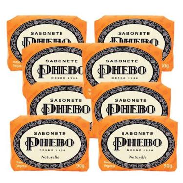 Imagem de Kit 8 Sabonete em Barra Base Vegetal Naturelle Phebo 90g