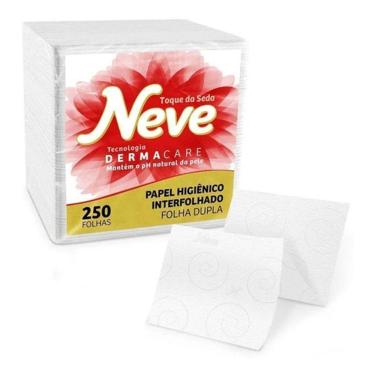 Imagem de Papel Higiênico Interfolha Neve Folha Dupla Com 12000