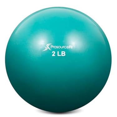 Imagem de ProsourceFit Bolas de exercício tonificantes ponderadas para pilates, ioga, treinamento de força e fisioterapia, 9 kg a 3,6 kg, codificadas por cores