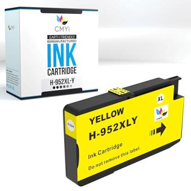 Imagem de CMYi Cartucho de tinta de substituição amarelo 952XL para impressoras HP OfficeJet Pro 8210, Pro 8216, Pro 8218, Pro 8700, Pro 8710, Pro 8714, Pro 8715, Pro 8716, Pro 8718, Pro 8719, Pro 8720, Pro