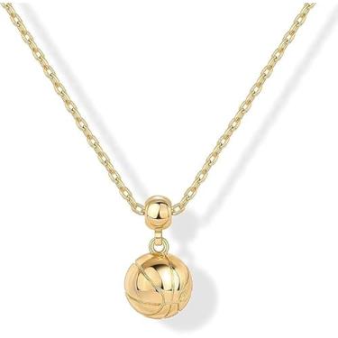 Imagem de PEITEN Colar de corrente de ouro banhado a ouro 18K para mulheres, presentes de joias para mulheres, Large, Cobre