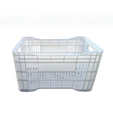 Imagem de Caixa Organizadora Multiuso Agricola Vazada Feira Plastica 49L(VIRGEM)