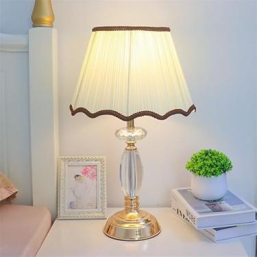 Imagem de Luminária de mesa contemporânea de cristal, estilo arte e criatividade, para sala de estar, escritório, casa de campo, hotel, quarto, cabeceira, LED (Estilo 39)