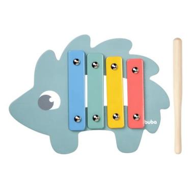 Imagem de Brinquedo Educativo Para Bebê Xilofone Cloudy Infantil Buba
